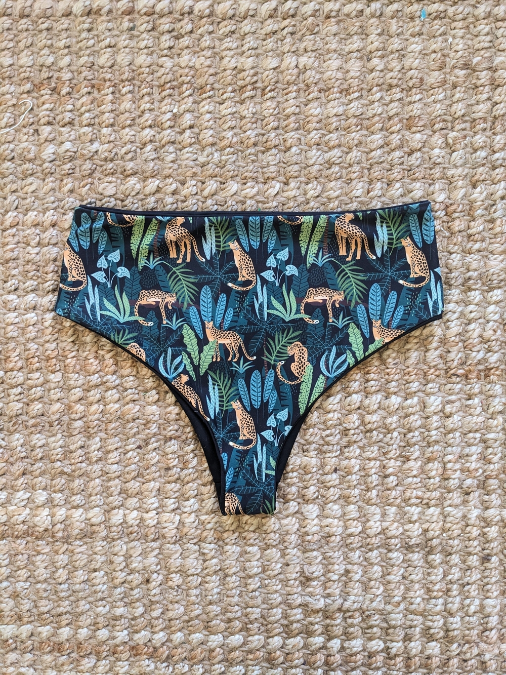 Nettle's Tale / Free Label Collab Reversible Jungle Print Cheeky Bikini Bottoms